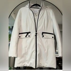 White Jacket with Black Accents